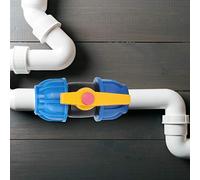 HEEPDD BAGNO Valvola per Tubi Raccordo per Acqua Sfera per Tubi con Pressione Resistente per PPR PE Connessione in PVC Valvola a Sfera in PE 32mm Acqua Nan