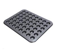 HEEPDD Bakeware per Cupcake Rotondi da 48 Taglio per Alimenti Uniformemente Riscaldati, Perfetti per Cuocere Mini Torte, Materiale in Acciaio Al Carbonio