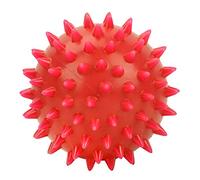 HEEPDD Ball Massaggio Appuntito per Rilascio di Muscoli e Sollievo Dal Dolore, Terapia di Fascite Plantare, Rullo in PVC Portatile, 4 Colori, Yoga da Palestra Domestica (rosso)