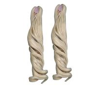 HEEPDD Bambola Parrucca da Bambola Giunti a Sfera, Clamp/Holder per Capelli Lunghi Ricci Romano Sintetico Morbido Sintetico, Adatto per Bambole di Cotone e Bambole Giunti a Sfera Nan (Oro di latte)