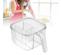 HEEPDD Barattoli e Porta Barattoli per in Casa Materiale da Compagnia Nan (WHITE)