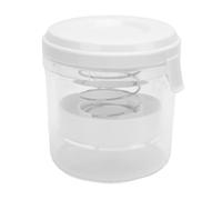 HEEPDD Barattolo per Sottaceti Confezione da 2 con Piastra di Pressione Elastica per la Fermentazione dei Crauti Kimchi in Salamoia, Coccio di Fermentazione Ermetico da 5,51x4,72