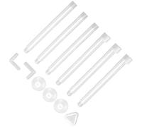 HEEPDD Barra d'aria per Acquario, Tubo Accessori per Pompa d'aria con 3 Ventose, Tubo per 'aria in Plastica Trasparente per Decorazione e Ossigenazione dell'Acquario Barra 'aria per, Bolla per