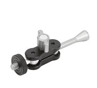 HEEPDD Barra di Montaggio di Estensione della Fotocamera, Fascia di Estensione della Telecamera in Lega di Alluminio Universale, Alta compatibilità, 1/4 di Riempimento dell'interfaccia Luce Nan