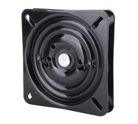 HEEPDD Base Girevole per Sgabello da Bar, Piastra Rotante Stabile in Acciaio con Rimbalzo di 180 Gradi, Perfetta per Sedie e Mobili da Ufficio