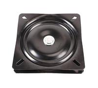 HEEPDD Base per Sedia Girevole, Giradischi Reversibile Automatico Resistente in Acciaio da 7 Pollici con Sfere a Rulli per Sgabelli da Bar, Ristoranti, Sedie da Pranzo