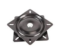 HEEPDD Base per Sedia Girevole, Parti Reclinabili Giradischi Reversibile Automatico con Sfere a Rulli per Sgabelli da Bar, Ristoranti, Sedie da Pranzo Base per Sedia Girevole, Resistente in Acciaio