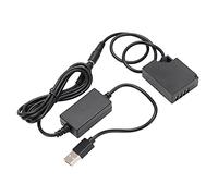 HEEPDD Batteria Fittizia con Accoppiatore CC, Struttura in Plastica, Design per la Riduzione del Calore, Compatibile con le Fotocamere