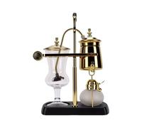 HEEPDD Belgian Balance Sifone per Caffè, Acciaio Inossidabile 304 | Estrazione per immersione sottovuoto, regolazione manuale del calore e della durata, caraffa in vetro borosilicato,