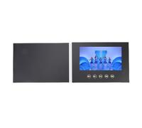 HEEPDD Biglietto d'auguri Video con Brochure con Display LCD Ricaricabile, Biglietto d'auguri Video Portatile dal Design Intelligente per Il Marketing con Porta di Tipo C Cornice per Foto Digitali
