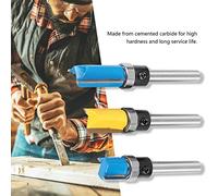 HEEPDD Bit Router per la Lavorazione del Legno Impostato per Slot e Taglio Efficienti, 3 Pezzi di Taglio del Gambo Router Bloccante per Slot e Efficienti, 3 Pcs Tagliare il a Fessura