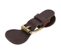 HEEPDD Blocco con Fibbia della Borsa, Accessori Hardware in Pelle con Bucklecow in Pelle con Raccordi in Bronzo per Borse Borse Borse a Tracolla Tasche di Abbigliamento (BROWN)