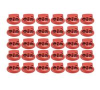 HEEPDD Blocco del Cavo a Molla, 30 Pezzi Pratici in Lega di Zinco in Lega Molla Bloccante Multiuso a Doppio Foro a Levetta a Levetta per Branchi di Scarpe da Scarpe Paracord Borse Abbigliamento Nan