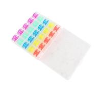HEEPDD Bobbine Colorate per la Macchina da Cucire, 25 Pezzi Ricami in Plastica Bobine Nan