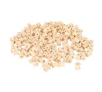 HEEPDD Bobine di Legno da 200 Pezzi, Mini Bobine di Filo Non Finite per Artigianato, Ideali per Progetti Fai da Te e Estetici, Dimensioni 0,55x0,51 Pollici