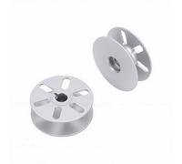 HEEPDD Bobine per Macchina da Cucire da 2 Pezzi, Bobine in Alluminio da 32 Mm con Design di Ventilazione a 6 Fori, Parti di Ricambio Essenziali per Cucire per Macchine Industriali 1767