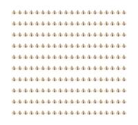 HEEPDD Borchie a Cono con Punta da 200 Pezzi, Borchie Punk in Plastica per Accessori di Abbigliamento con Superficie Elettrolitica per Borse per Scarpe Gioielli Artigianali in Pelle (GOLD)
