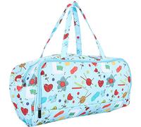 HEEPDD Borsa da Trasporto Capiente, Borsa, Organizer per Filati Ad Alta capacità per Viaggi, Riunioni Domestiche e Sociali da Trasporto Capiente, Ricamo Impermeabile per Maglieria e Cucito