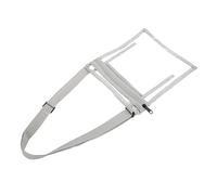 HEEPDD Borsa portatile, trasparente, impermeabile, visibile, antifurto, borsa messenger trasparente per concerti (grigio)