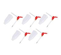 HEEPDD Bottiglia di Olio per Macchina da Cucire da 5 Pezzi, Ugello in Plastica a Punta Lunga, capacità di 200 Ml per la Manutenzione della Macchina da Cucire, Artigianato Fai-da-te e necessità