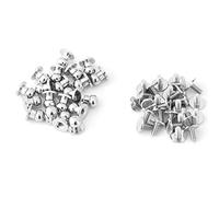 HEEPDD Bottone Rivetto in Rame, 20 Pezzi Rivetti per Chiodi con Retro a Vite per Artigianato in Pelle con Bordi Lisci Strumenti di Impostazione per Decorazione Borsa Fodero per Cintura