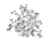 HEEPDD Bottoni in Legno da 200 Pezzi, Bottoni con Gatti Carinissimi, Ottimi per Cucire Vestiti e Oggetti per Bambini