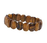 HEEPDD Bracciale in con Corda Elastica Regolabile, Gioielli con Perline in Corda Elastica Regolabile Bracciale in Scintillante Pietra Curativa Potere Curativo Elasticizzato Regali Energetici per