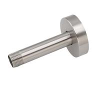 HEEPDD Braccio Doccia con Flangia, Bracci Doccia e Aste Scorrevoli da 3 Pollici, Supporto a Soffitto per Soffioni Fissi Nei Bagni Braccio con Flangia, Acciaio Inossidabile, Nan Bathroom (Spazzolato)