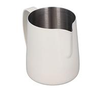 HEEPDD Brocca per Schiuma di Latte da 450 Ml in Acciaio Inossidabile, Tecnologia Durevole del Filo Metallico, Perfetta per gli Amanti del caffè e della Latte Art (Beige)