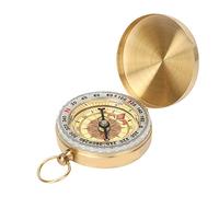 HEEPDD Bussola da Esterno, Bussola di Sopravvivenza con Quadrante Luminoso e Design Portatile per Escursionismo e Avventura da Esterno, Resistente Rame da Campeggio per Alpinismo e Campeggio