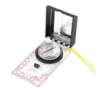 HEEPDD Bussola Multifunzionale, con Righello e Specchio, Ideale per il Campeggio e l'escursionismo Bussola Multifunzionale, Plastica ABS, Leggera per Alpinismo e Campeggio