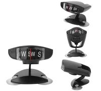 HEEPDD Bussola per Auto Pieghevole Puntamento Accurato della Direzione con Supporto a Ventosa per Veicoli e Avventure all'aria Aperta Misura 3x2,4x1,6 Pollici Design Compatto e Leggero Ideale per