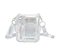 HEEPDD Cancella di Protezione della Fotocamera Trasparente, Stampo Preciso per la Telecamera Protettiva Trasparente con Cinghia Staccabile Regolabile, per Mini 12 PC Camera Istantanea