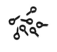 HEEPDD Canci per Occhio da 200 Pezzi, Ganci per Occhio Robusti a Mano in Metallo Premium per Gioielli Fai -da -te Che Producono Nan (#9)