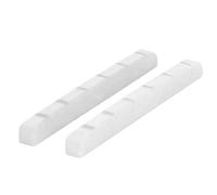 HEEPDD Capotasto per Chitarra Elettrica, Capotasto a 6 Corde in Materiale Osseo per Chitarre Elettriche Stile, Design Preciso Pre-scanalato, Ideale per Musicisti e Appassionati di Chitarra (WHITE)