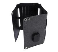 HEEPDD Caricatore per Pannello Solare ETFE da 10 W, Portatile Pieghevole, Impermeabile, Silicio Monocristallino, 6 V 1 A, per Viaggi in Campeggio, Escursionismo, 17,9x7,2x0,8 Pollici