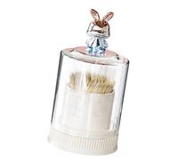 HEEPDD Carino supporto per bastone con coperchio trasparente scatola palpino rotonda grande capacità, multifunzionale per ristorante cucina