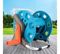 HEEPDD Carrello Avvolgitubo da Giardino, Lega di Alluminio e Magnesio, Facile da Riporre per Articoli da Giardinaggio per il Lavaggio del Prato e dell'auto