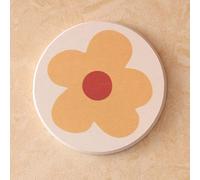 HEEPDD Castino di Diatomite Pad del Sentiero Acqua Acqua Assorbenti per la Tazza di tè di Tavolo da Pranzo 10x10 Cm Diatomo Terra Tappetino per Uso Domestico (fiore)