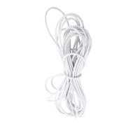 HEEPDD Cavo di Bungee Elastico, Cavo per Shock con Corda per Allungati Pesanti per Campeggio Fai -da -te Che Protegge il Bungee di Sostituzione Regolabile per Ganci per Ganci. (WHITE)