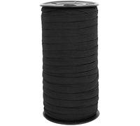 HEEPDD Cavo Elastico, 8 mm 100 Yard Maglia Elastica Pesante con Elastico Bobina Elastica Corda Elastica Maglia Fai-da-Te Accessorio Cucito per Abbigliamento(Nero)