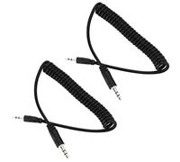 HEEPDD Cavo Elettronico da 3,5 Mm a Maschio Cavo di Sincronizzazione Flash C1 per 70D, a Spirale, 30-80 Cm, Risposta Rapida, Plug and Play per 70D, a Spirale, 30-80 Cm, Rapido