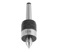 HEEPDD Centro Livellante MT2, Struttura in Acciaio con Cuscinetti Ad Alta velocità per Supporto Tornio, Cono da 60 Gradi, Lunghezza 145 Mm per Tornitura di Metallo e Legno