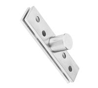 HEEPDD Cerniera a Perno da 360 Gradi, 2 Pezzi, Cerniera per Porta Girevole in Acciaio Inossidabile con Foro per Vite Svasato e Spazzolato, per Porta Girevole da 75 Mm (asse centrale)