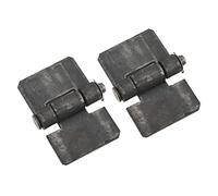 HEEPDD Cerniera di Testa con Cuscinetto per Porta da 2 Pezzi, Cerniere in Acciaio Saldate su Rimorchio, 75 X 106 Mm per Porte e Cancelli del Rimorchio