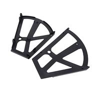 HEEPDD Cerniere per Scarpiere con Cerniera Hardware, Plastica ABS, Design Scavato, Installazione Facile, per le necessità Quotidiane dell'organizzazione di Scarpiere (BLACK)