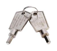 HEEPDD Chiavi per Porte del Congelatore in Metallo Chiave per la Porta del Congelatore in Metallo, Tasto in Lega di Alluminio, Chiave di Blocco del Ad Operazione Rapida, Portatile e Leggero per Vari