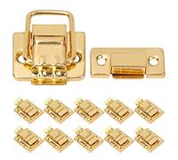 HEEPDD Chiusura a Scatto per Valigia, Set 10 pz in Acciaio Inox per Bauletto Legno Scatola Gioielli 28x40mm for arredo casa organizzazione Accessori Viaggio collezionismo