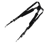 HEEPDD Cinghia per il Corpo Cinghia per Fotocamera in Pelle Imbracatura Doppia per Spalla, Design Regolabile, Comfort e Riduzione del Carico, compatibilità Universale, Interfaccia a Vite 1/4 Nan