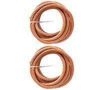 HEEPDD Cintura di Trasmissione in Pelle per Macchina da Cucire 2 Pezzi Cinghie per Macchina da Cucire, Parti di Ricambio per Pedale di Trasmissione in Pelle Cintura in di Vacchetta Durevole Ad Alta